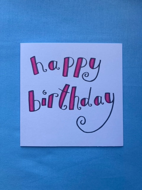 Happy Birthday card