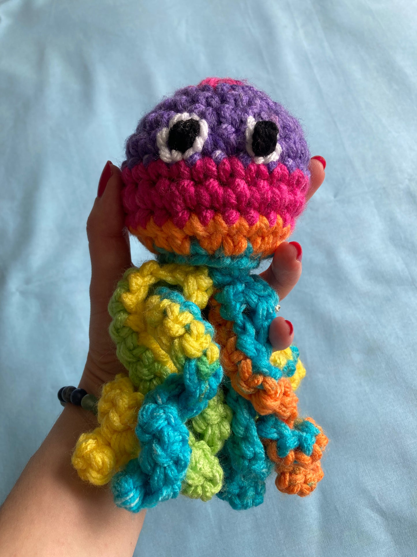 Crochet Octopus Rainbow