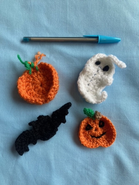 Halloween crochet decorations