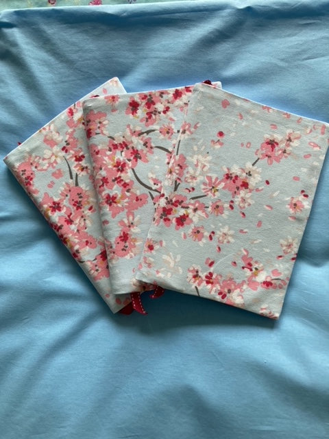 3 blossom notebooks